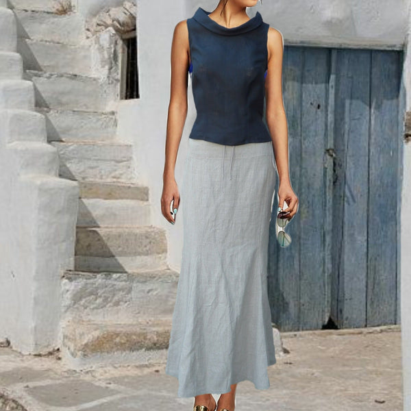 linen skirt
