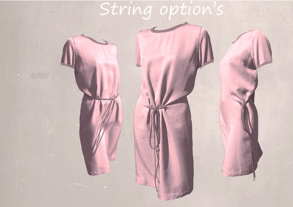Cupro tuniek-jurkje / Cupro tunic-dress