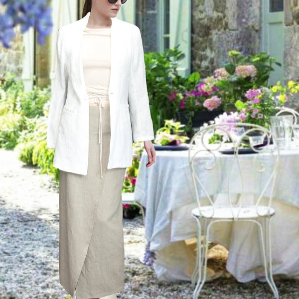 linen summer jacket