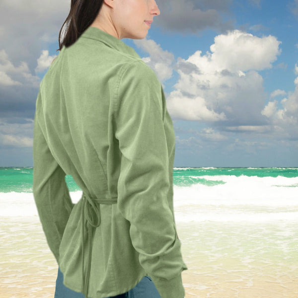 Basic babycord blouse /  babycord basic shirt