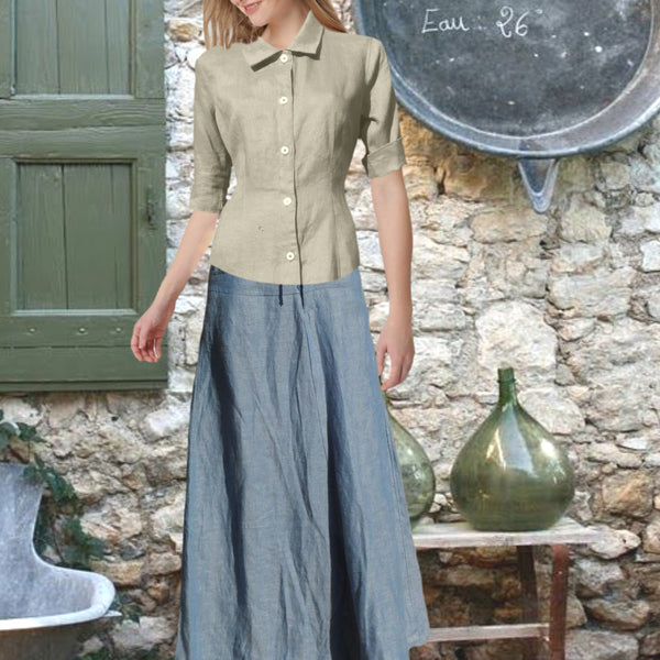linnen blouse / linen shirt
