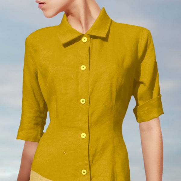 Katoenen voile blouse /  cotton voile basic shirt