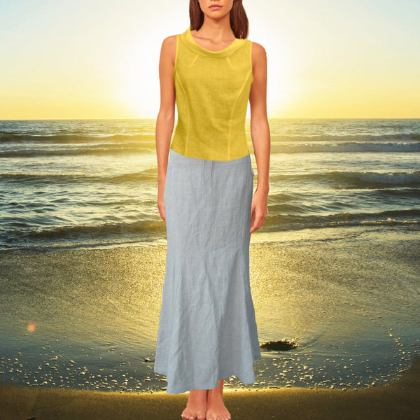 retro bloesje met boothals kraag van katoenen voile/ organic cotton retro summer blouse