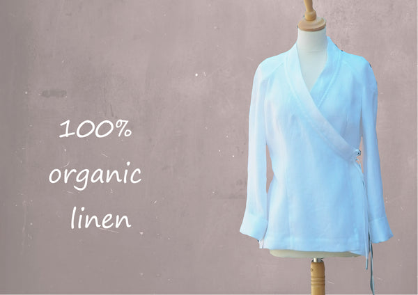 linnen kimono blouse / linen kimono blouse