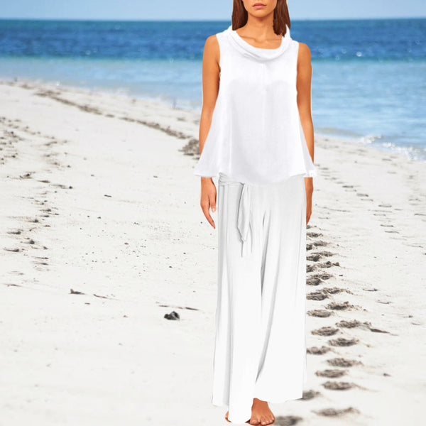 Cupro A- lijn blousje met boothals  / Cupro A-line blouse