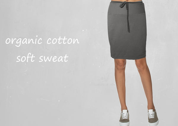 Basic koker rokje van biologische katoenen jogging / jersey pencil skirt made of bio sweat