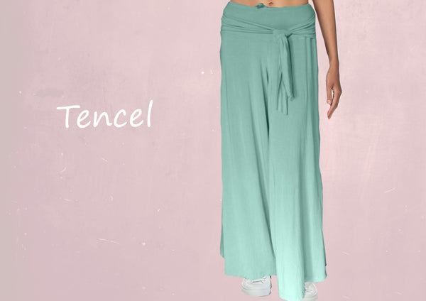 Tencel palazzo broek / tencel  palazzo pants