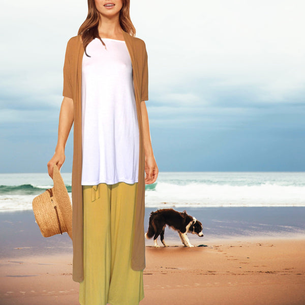 Tencel A lijn shirt met boothals/ Tencel A line shirt with boat neck