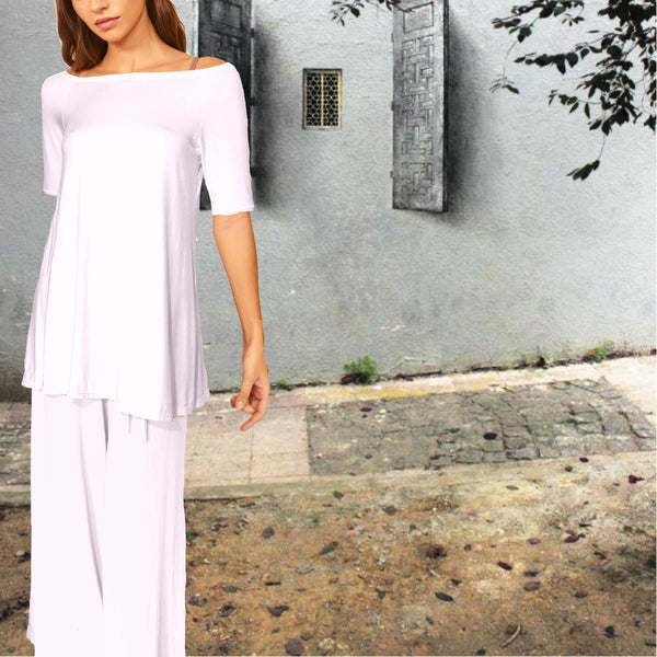 Tencel palazzo broek / tencel  palazzo pants