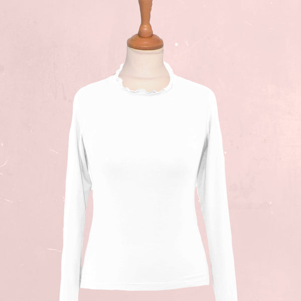 Tencel shirt turtle nek/ Tencel shirt with turtle neck