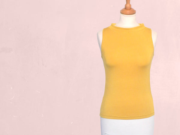 Tencel hemdje met boordje/ Tencel camisole with collar
