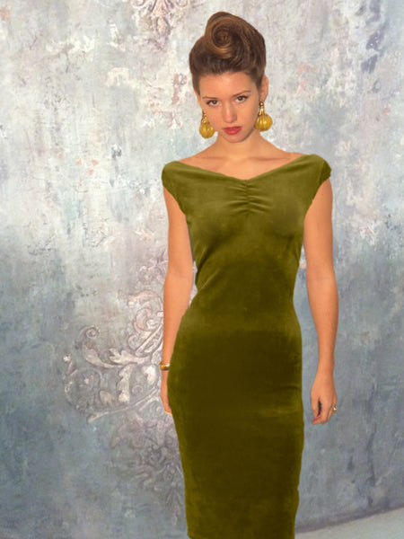 velours party dress