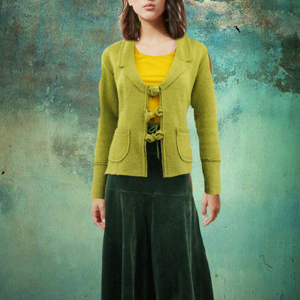 Midi rok in soepele nicky velours / Midi skirt in cotton velvet