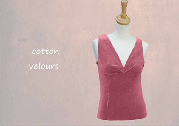 Velours topje