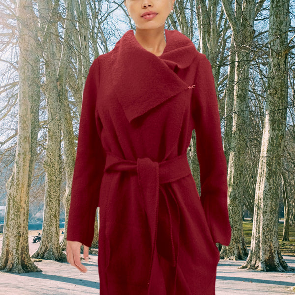 wollen vest-jas van gekookte wol / jacket made of boiled wool