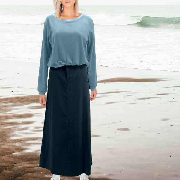 Korte velours sweater/ Cropped velvet sweater