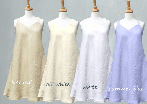 linnen A lijn zomer jurkje / summer swing dress