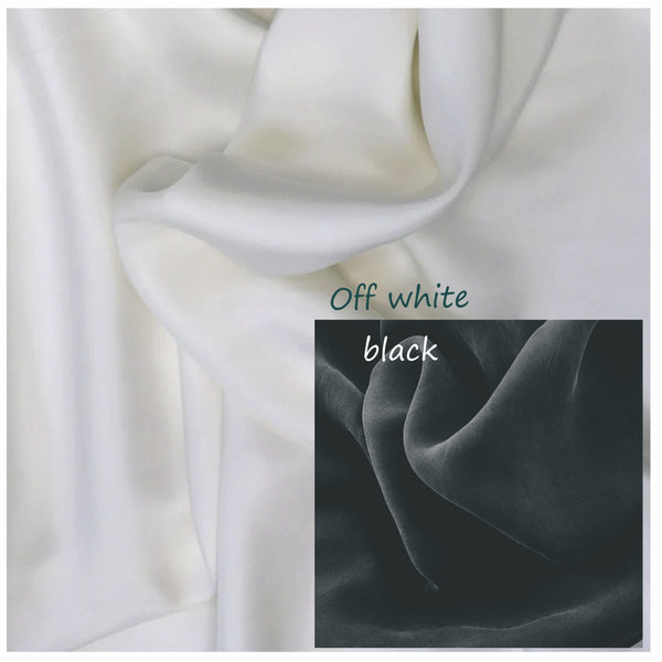 Cupro A- lijn blousje met boothals  / Cupro A-line blouse