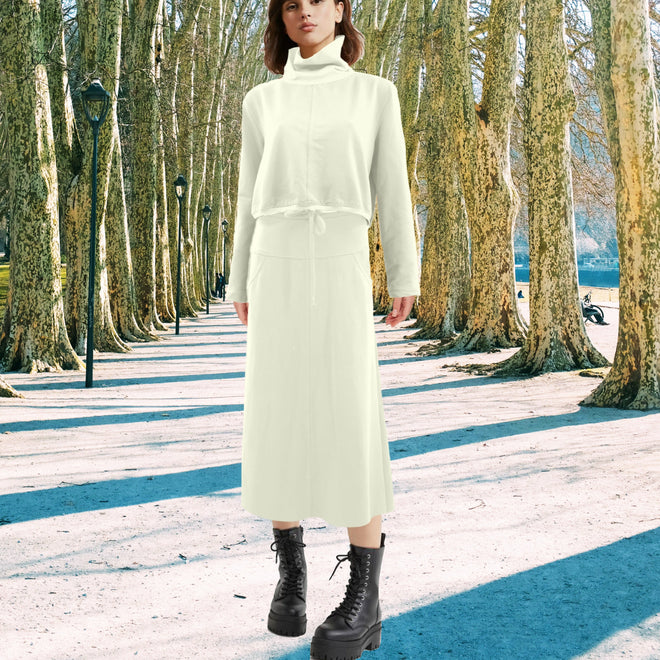 COMFORTABLE COCOONING in soft sweat cotton