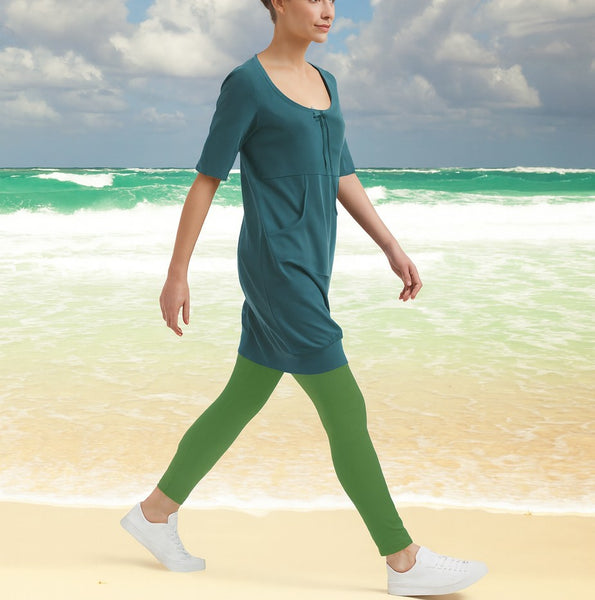 legging van biologische katoenen tricot/ organic cotton legging