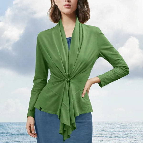 getailleerd vest van biologische katoen / tailered organic cotton cardigan