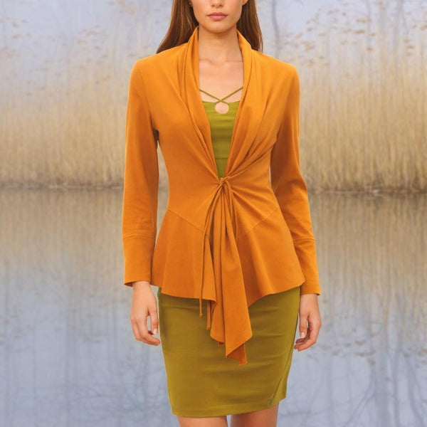 getailleerd vest van biologische katoen / tailered organic cotton cardigan