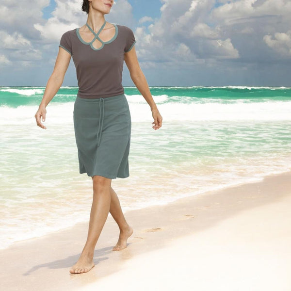 A-line rok organische katoenen tricot / A-line skirt of organic cotton