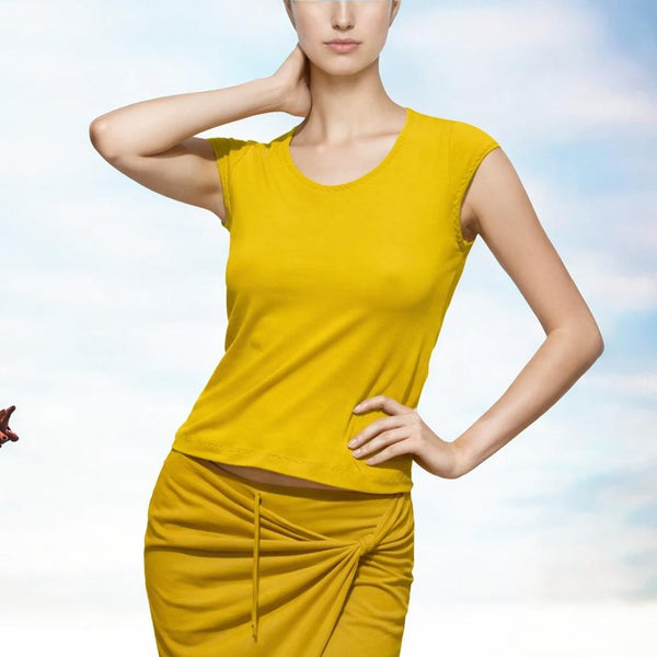 shirt organische katoen met kapmoutje/ organic cotton T shirt