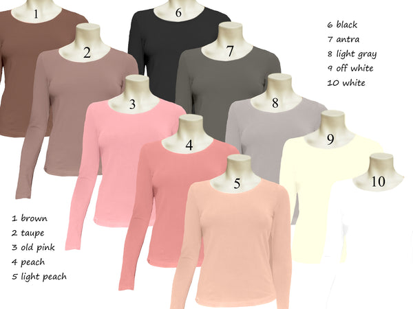 Basic shirt organische katoen (B) / Basic organic cotton T shirt (B)