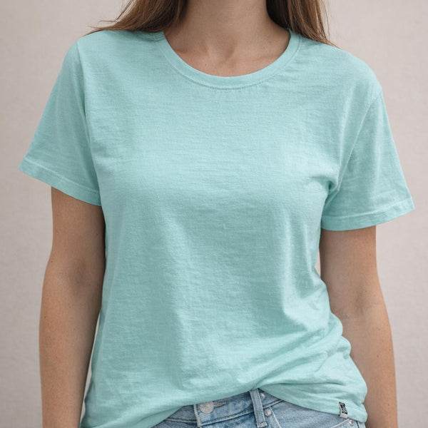 Basic T shirt in bio slubtricot / Basic T shirt in organic slub jersey
