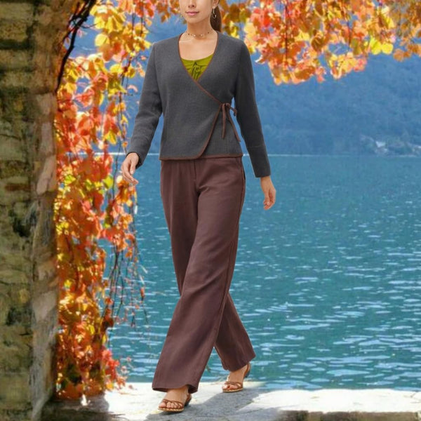wijde linnen broek / wide linen pants