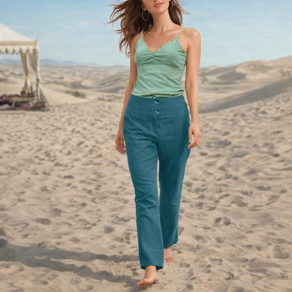 linnen broek rechte pijp/ linen pants straight legs
