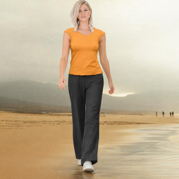 linnen broek "flared leg" / linen pants flared leg