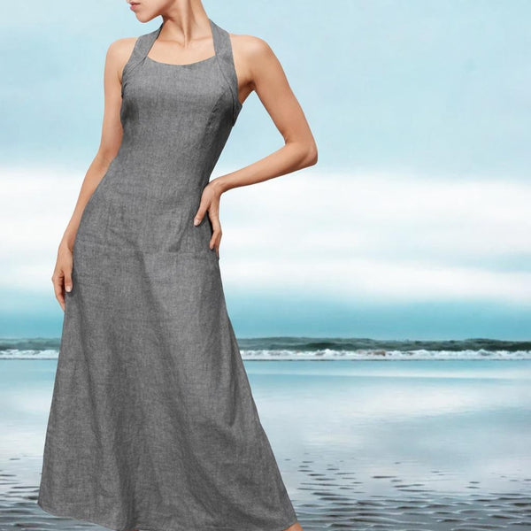 linnen maxi zomerjurk / linen summer dress