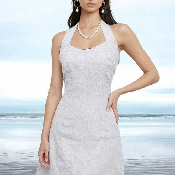 linnen maxi zomerjurk / linen summer dress