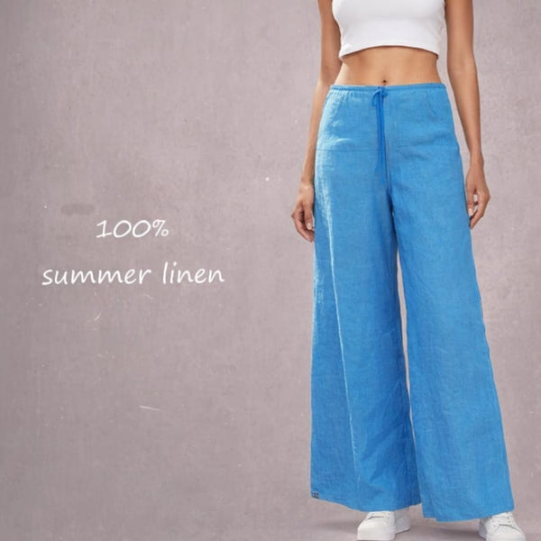 zomerbroek van linnen chambray / summer pants linen chambray