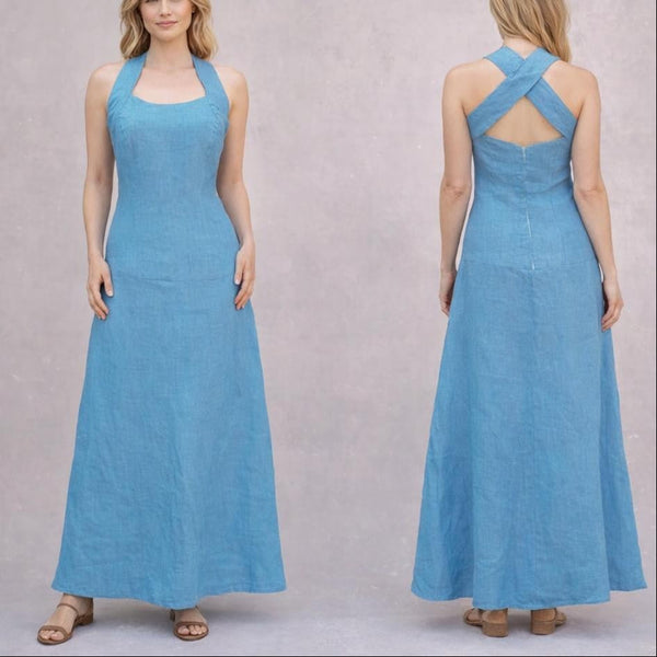 linnen maxi zomerjurk / linen summer dress