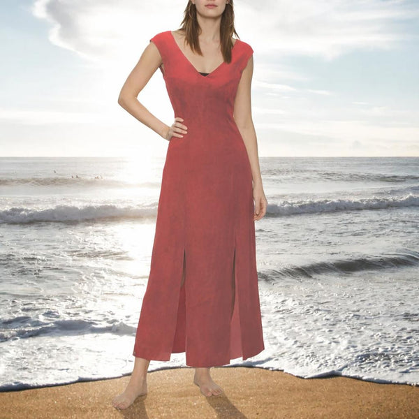 linnen maxi jurk / linen maxi dress