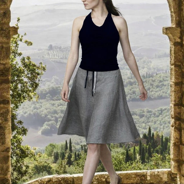 linnen klokrokje / linen billowing skirt