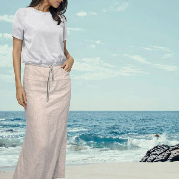 Cupro cropped sweater blouse