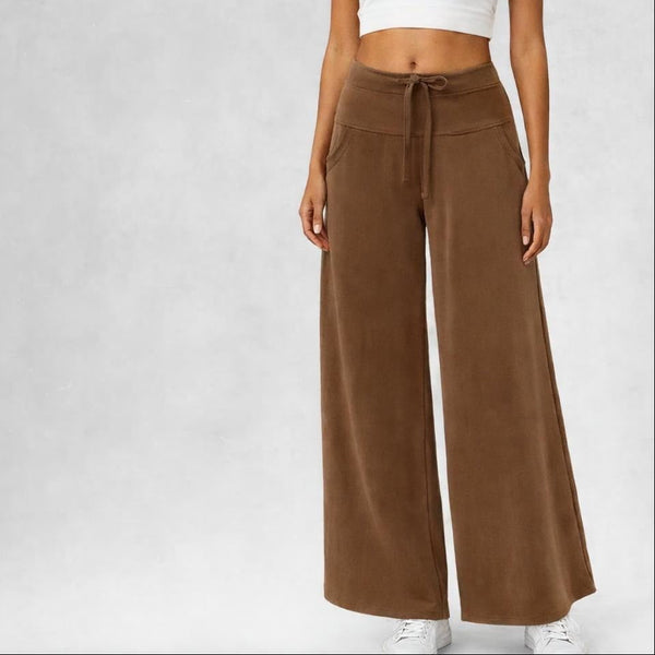 Yoga broek van soft sweat bio katoen /Yoga pants made of soft sweat organic cotton