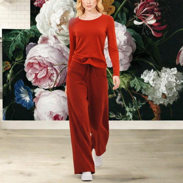 Yoga broek van soft sweat bio katoen /Yoga pants made of soft sweat organic cotton