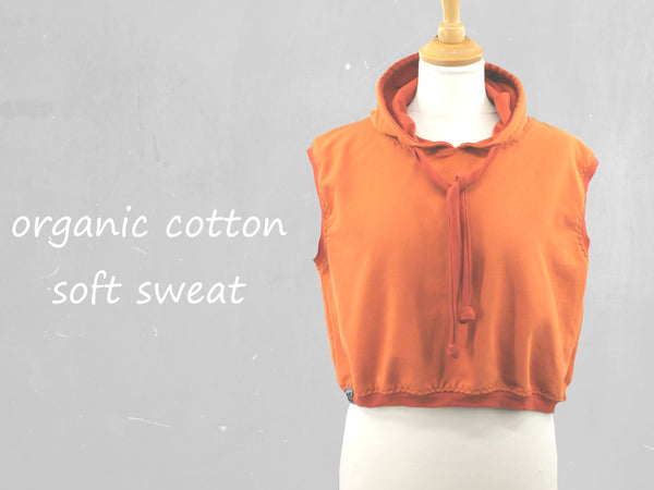 Hooded body sweater van soft sweat bio katoen /Hooded body made of soft sweat organic cotton