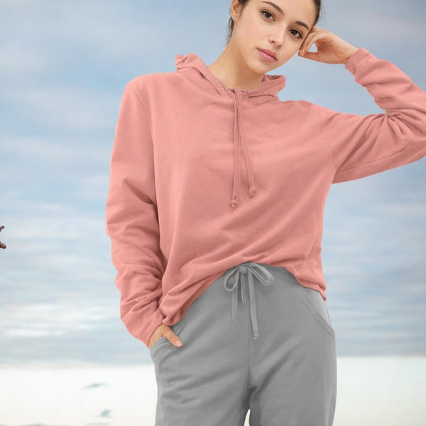 Hoody sweater van soft sweat bio katoen /Hoody made of soft sweat organic cotton