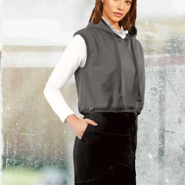 Hooded body sweater van soft sweat bio katoen /Hooded body made of soft sweat organic cotton