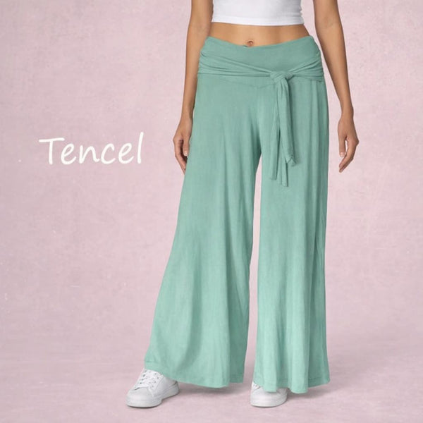 Tencel palazzo broek / tencel  palazzo pants