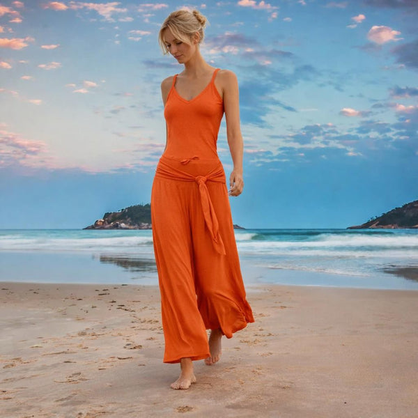 Tencel palazzo broek / tencel  palazzo pants