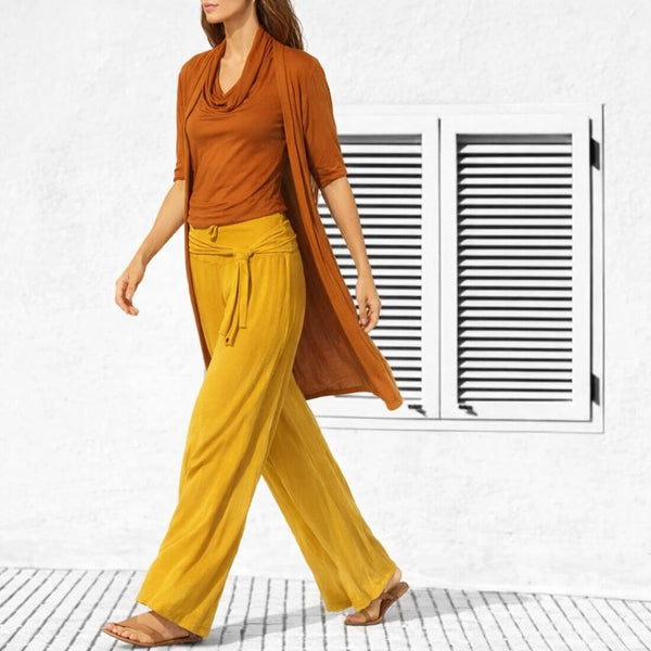 Tencel lang vest / Tencel long cardigan