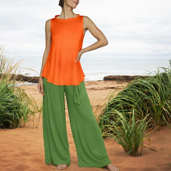 Tencel palazzo broek / tencel  palazzo pants