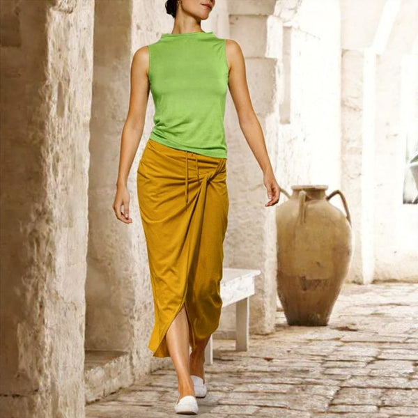 Tencel hemdje met boordje/ Tencel camisole with collar